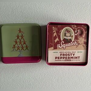 Dr. Squatch Frosty Peppermint Soap with Tin